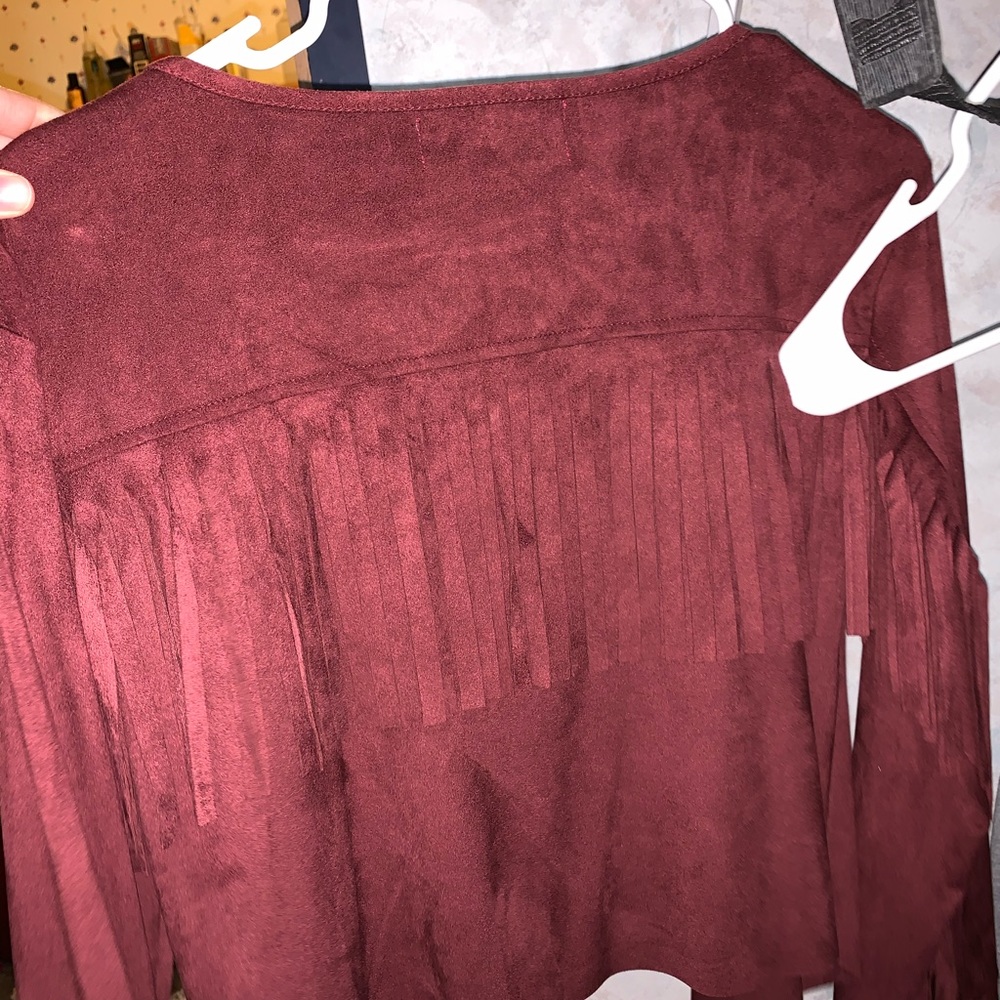 A velvety cover up only worn once